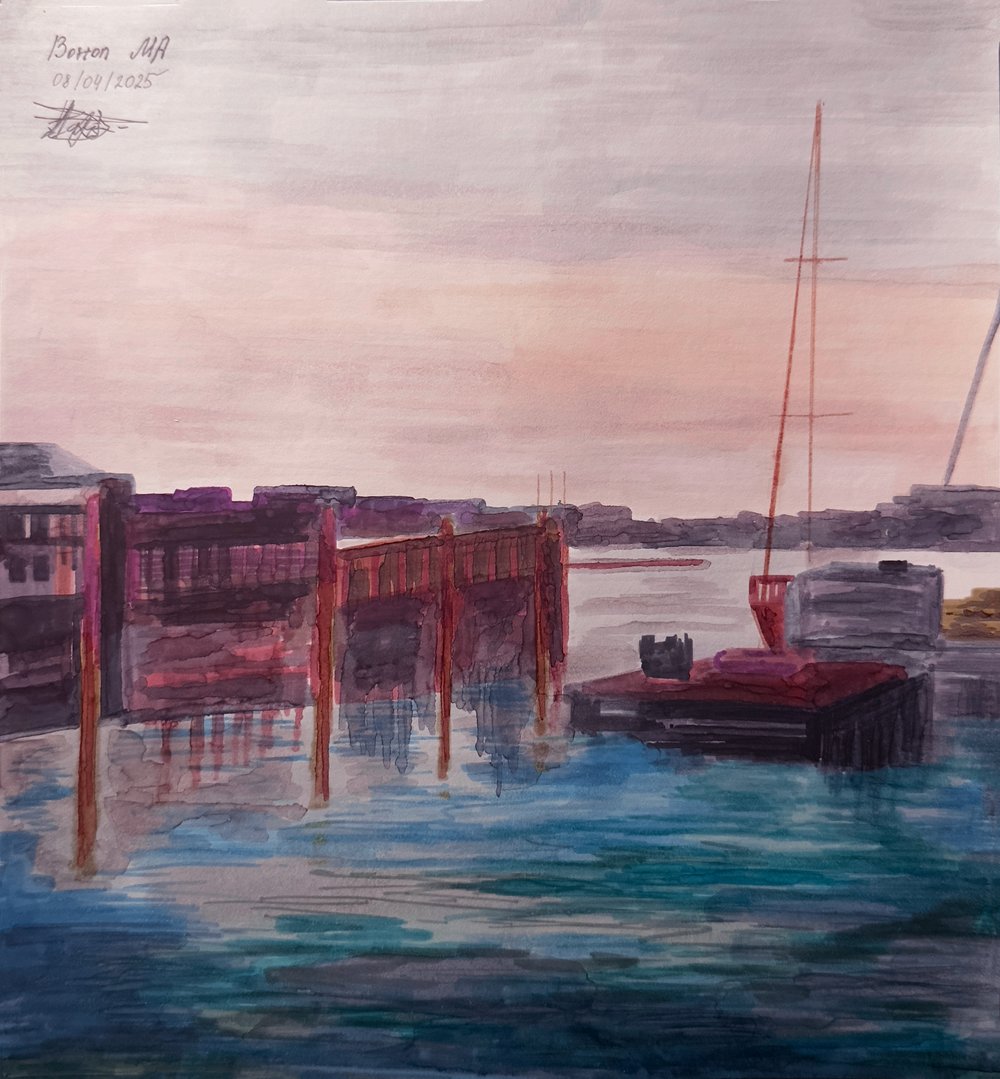 Stillness on the Dock